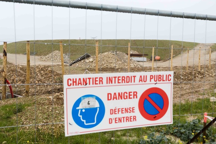 chantier de la mégabassine de Priaires