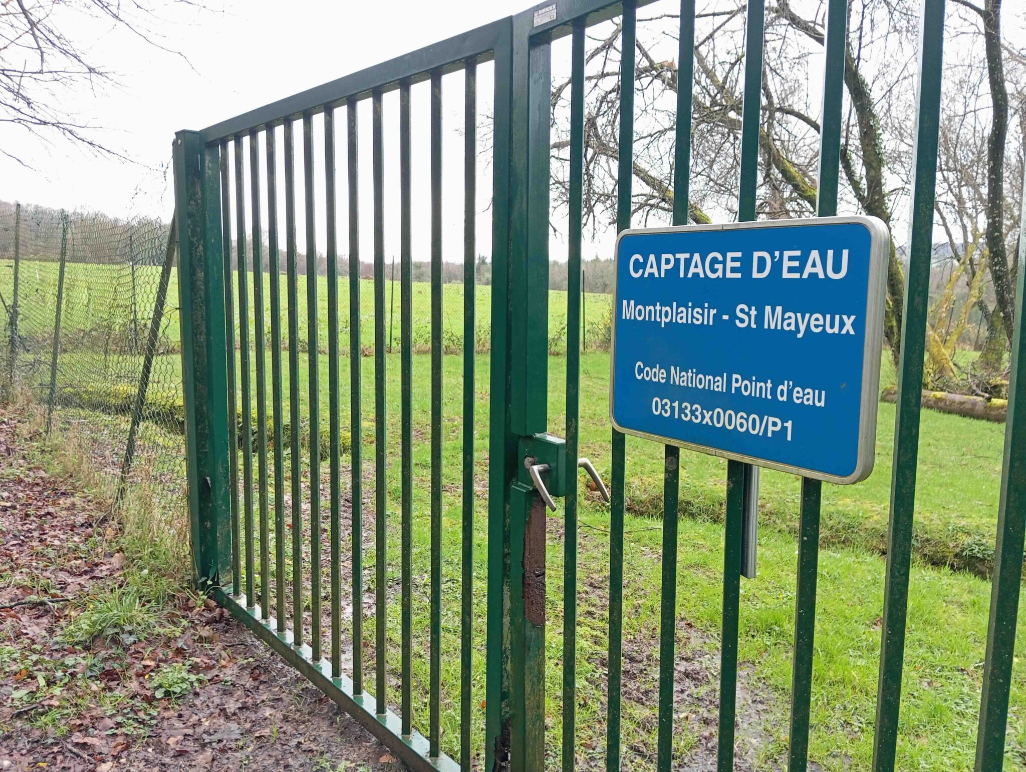 Le captage d'eau potable de St Mayeux