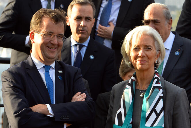 Christine Lagarde et Bertrand Badre