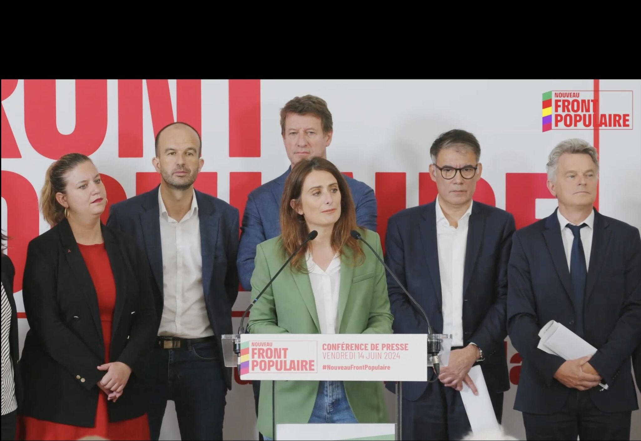 Conférence de presse du Nouveau Front populaire