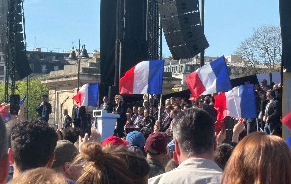 7 000 personnes étaient rassemblées à Paris le 6 avril 2025, à l’appel du RN.