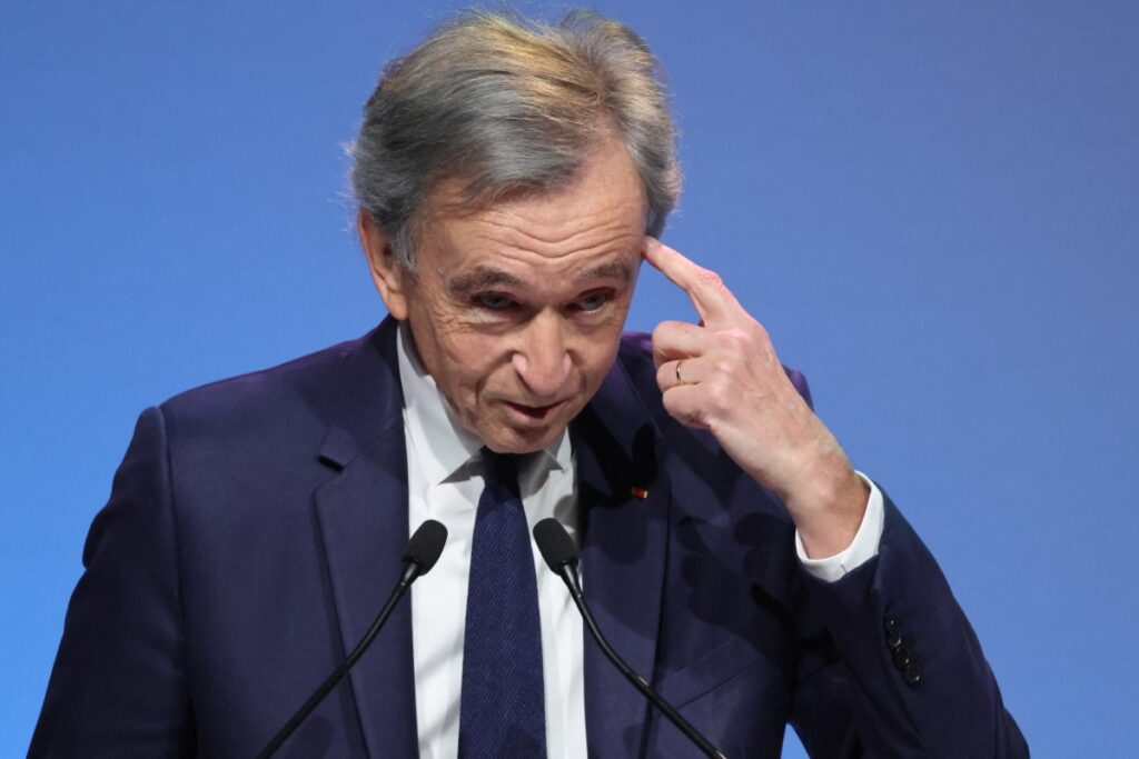 Bernard Arnault, patron de LVMH qui vient de racheter Challenges