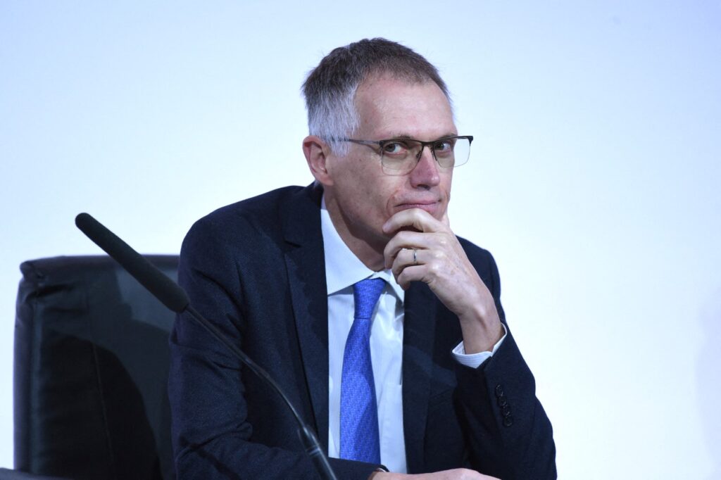 Carlos Tavares, le 26 février 2020, alors qu'il était président de PSA Groupe.