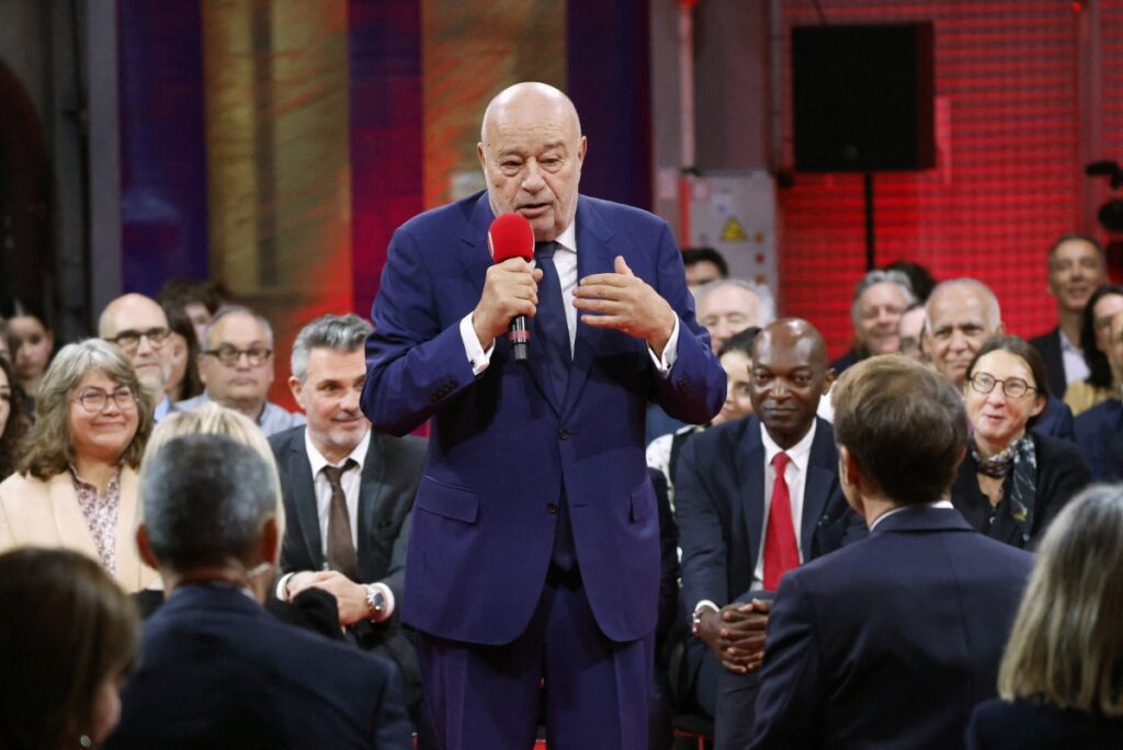 Jean-Michel Baylet lors de l'inauguration du Commandement spatial français, à Toulouse, le 12 novembre 2025.